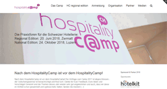 Desktop Screenshot of hospitalitycamp.ch